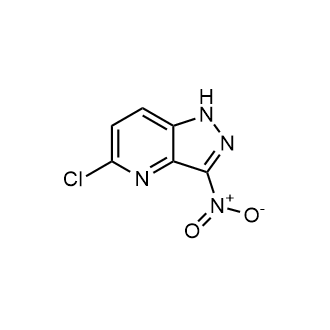 5-氯-3-硝基-1H-吡唑并[4,3-b]吡啶结构式
