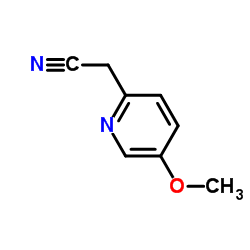 2-(5-甲氧基吡啶-2-基)乙腈结构式
