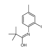 N-(2-IODO-4-METHYLPHENYL)PIVALAMIDE结构式