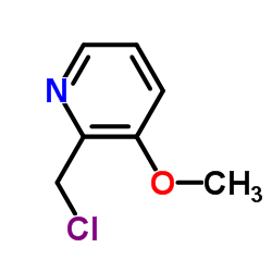 2-(Chloromethyl)-3-methoxypyridine structure