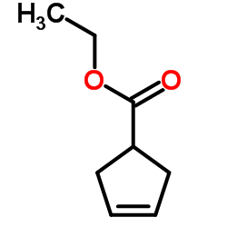 3-环戊烯-1-甲酸乙酯结构式