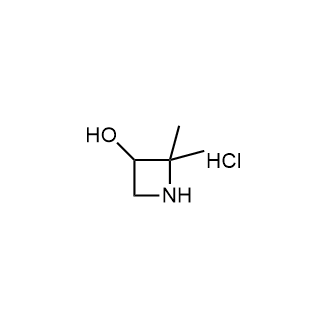 2,2-二甲基氮杂环丁烷-3-醇盐酸盐结构式