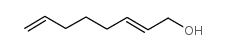 2,7-辛二烯醇 (顺反混合物)结构式