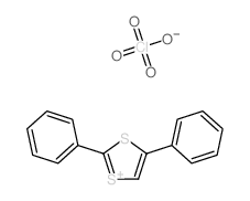 1,3-Dithiol-1-ium, 2,4-diphenyl-, perchlorate结构式