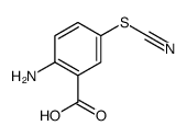 2-氨基-5-硫代氰酰基苯甲酸结构式