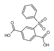 diphenylsulfone-2,5-dicarboxylic acid Structure