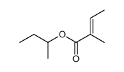 sec-Butyl (2E)-2-methyl-2-butenoate Structure