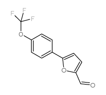 5-[4-(三氟甲氧基)苯基]-2-糖醛结构式