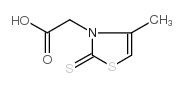 2-巯基-4-甲基-1,3-噻唑-5-乙酸结构式
