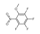 1-Nitro-2-methoxy-3,4,5,6-tetrafluor-benzol Structure