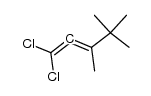 1,1-dichloro-3,4,4-trimethyl-penta-1,2-diene结构式