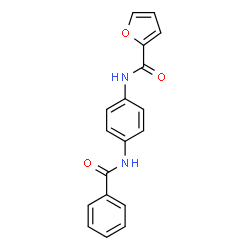 2-FURANCARBOXAMIDE, N-[4-(BENZOYLAMINO)PHENYL]- Structure