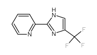 2-(2-吡啶基)-4-三氟甲基咪唑结构式