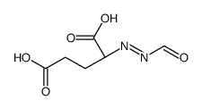 (2S)-2-(formyldiazenyl)pentanedioic acid结构式