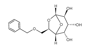 (1R,2S,3R,4S,5S,7R)-7-((benzyloxy)methyl)-6,8-dioxabicyclo[3.2.1]octane-2,3,4-triol Structure