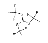 tris(trifluoromethylsulfanyl)borane结构式