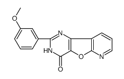 2-(3-甲氧基苯基)吡啶并[3,2:4,5]呋喃并[3,2-d]嘧啶-4(3h)-酮结构式