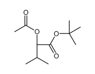 (S)-tert-butyl 2-acetoxy-3-Methylbutanoate Structure