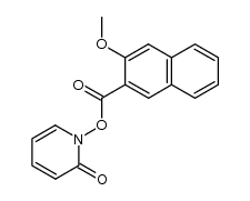 1-(3-methoxy-2-naphthoyloxy)-2-pyridone结构式