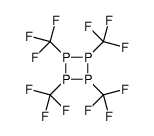 1,2,3,4-tetrakis(trifluoromethyl)tetraphosphetane Structure