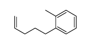 1-methyl-2-pent-4-enylbenzene结构式