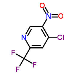 4-氯-5-硝基-2-三氟甲基吡啶结构式
