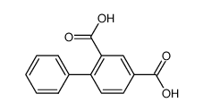 biphenyl-2,4-dicarboxylic acid结构式