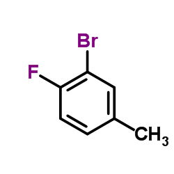 3-Bromo-4-fluorotoluene structure