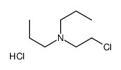2-chloroethyl(dipropyl)azanium,chloride Structure