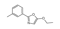 5-Ethoxy-2-(3-methylphenyl)-1,3-oxazole Structure