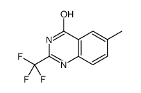 6-methyl-2-(trifluoromethyl)-1H-quinazolin-4-one结构式