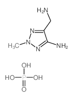 5-(aminomethyl)-2-methyl-triazol-4-amine; phosphoric acid结构式