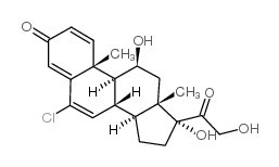氯泼尼醇结构式