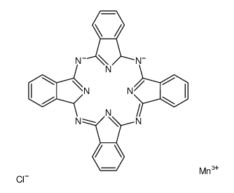 MANGANESE(III) PHTHALOCYANINE CHLORIDE结构式