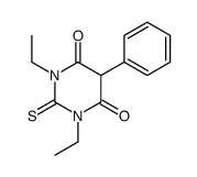 1,3-diethyl-5-phenyl-2-sulfanylidene-1,3-diazinane-4,6-dione Structure