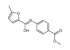 Benzoic acid, 4-[[(5-methyl-2-furanyl)carbonyl]amino]-, methyl ester (9CI) Structure