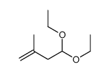 4,4-diethoxy-2-methylbut-1-ene结构式