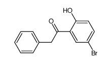 1-(5-bromo-2-hydroxyphenyl)-2-phenylethanone结构式