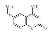 6-ethyl-4-hydroxychromen-2-one Structure