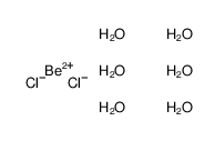 六水氯化铍结构式