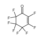 perfluoro-2-cyclohexene-1-one Structure