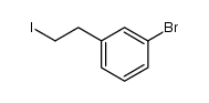 1-bromo-3-(2'-iodoethyl)benzene结构式