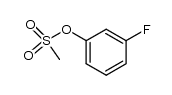 3-fluorophenyl methane sulfonate Structure