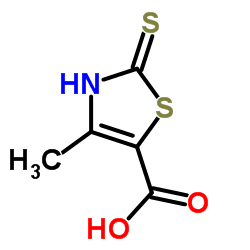 5-Thiazolecarboxylicacid,2,3-dihydro-4-methyl-2-thioxo- Structure
