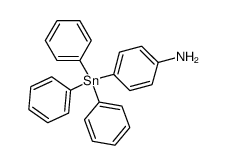 (C6H5)3SnC6H4-p-NH2 Structure
