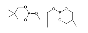 2,2'-[(2,2-dimethylpropane-1,3-diyl)bis(oxy)]bis[5,5-dimethyl-1,3,2-dioxaphosphorinane]结构式