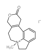 Apo-.beta.-erythroidine, methiodide structure