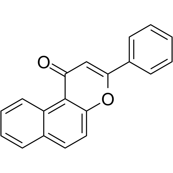 β-Naphthoflavone Structure