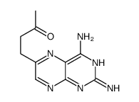 4-(2,4-diaminopteridin-6-yl)butan-2-one结构式