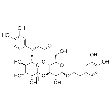 毛蕊花糖苷； 麦角甾苷结构式
